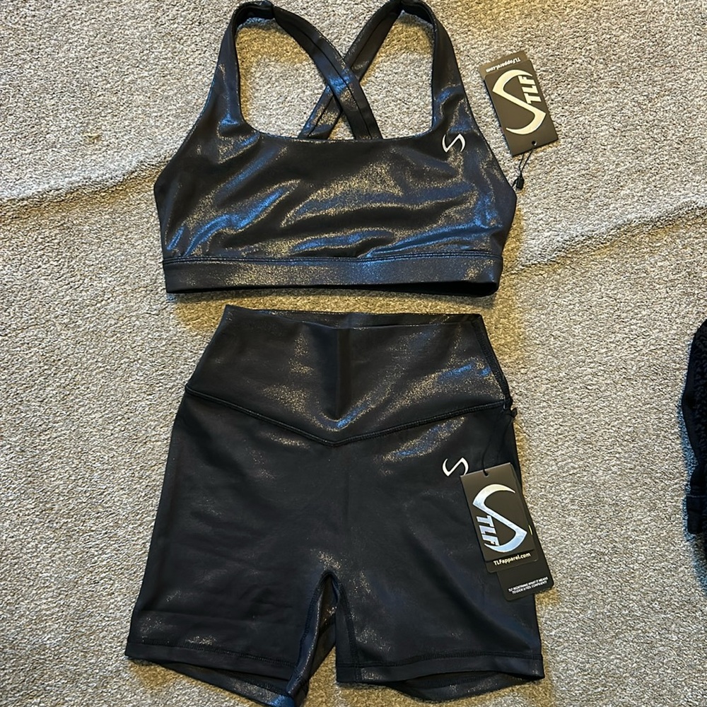 TLF Apparel Sports Bra and Shorts Set